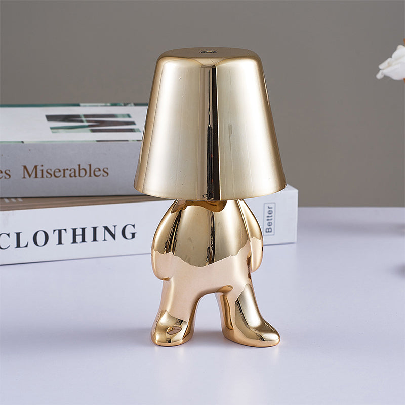 Golden Little Man Touch LED Table Lamp