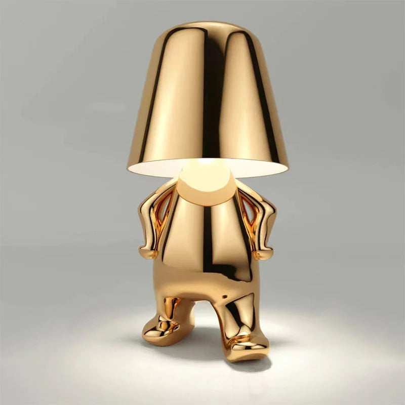 Golden Little Man Touch LED Table Lamp