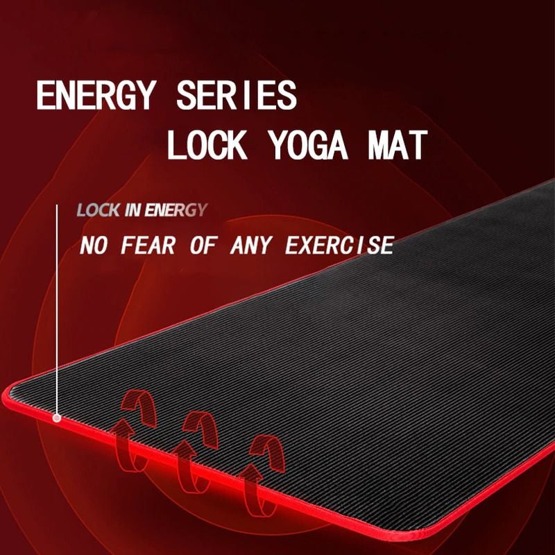 Yoga-Trainingsmatte | Dicke, rutschfeste Pilates-Fitnessmatte