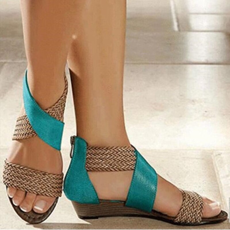 Tabitha Hanf-Keilsandalen 