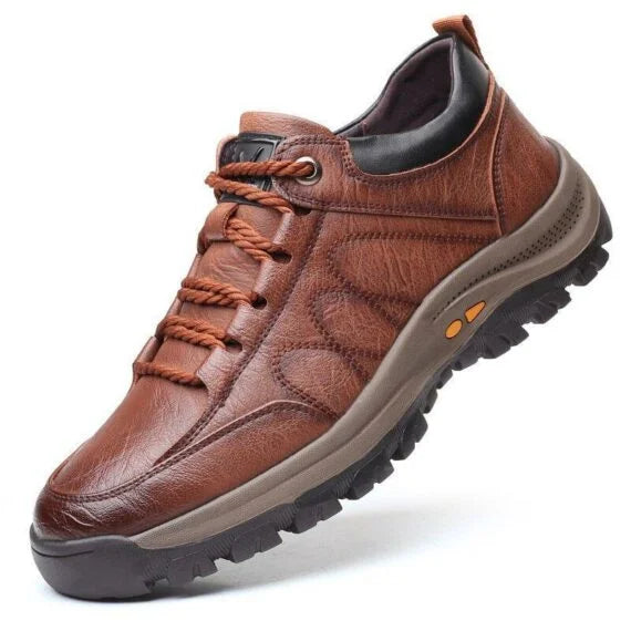Lässige Herrenschuhe mit handgenähter Fußgewölbeunterstützung und rutschfester, atmungsaktiver Sohle