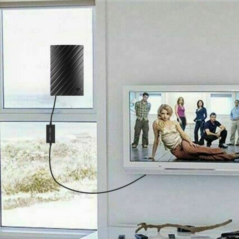 Digitale HDTV-4K-Innenantenne | Große Reichweite 600 Meilen