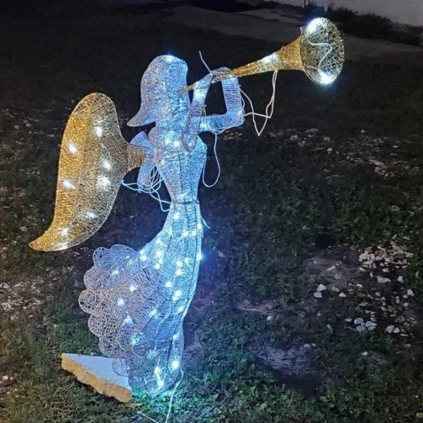 Lighted Angel Christmas Decoration
