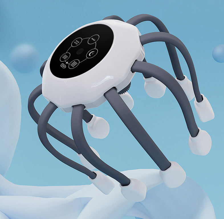 Intelligentes elektrisches Kopfmassagegerät Octopus