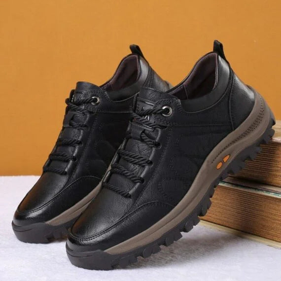 Lässige Herrenschuhe mit handgenähter Fußgewölbeunterstützung und rutschfester, atmungsaktiver Sohle