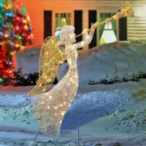 Lighted Angel Christmas Decoration