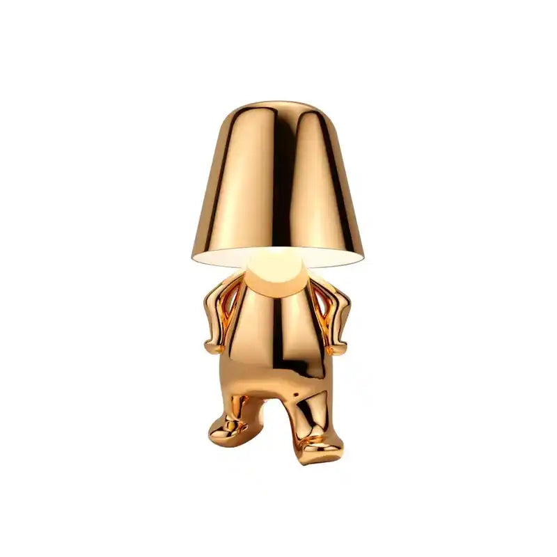 Golden Little Man Touch LED Table Lamp