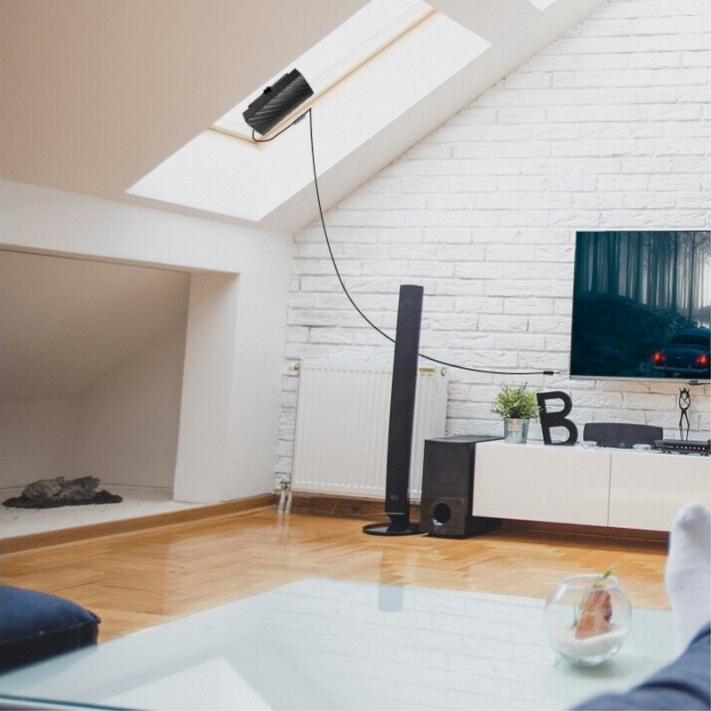 Digitale HDTV-4K-Innenantenne | Große Reichweite 600 Meilen