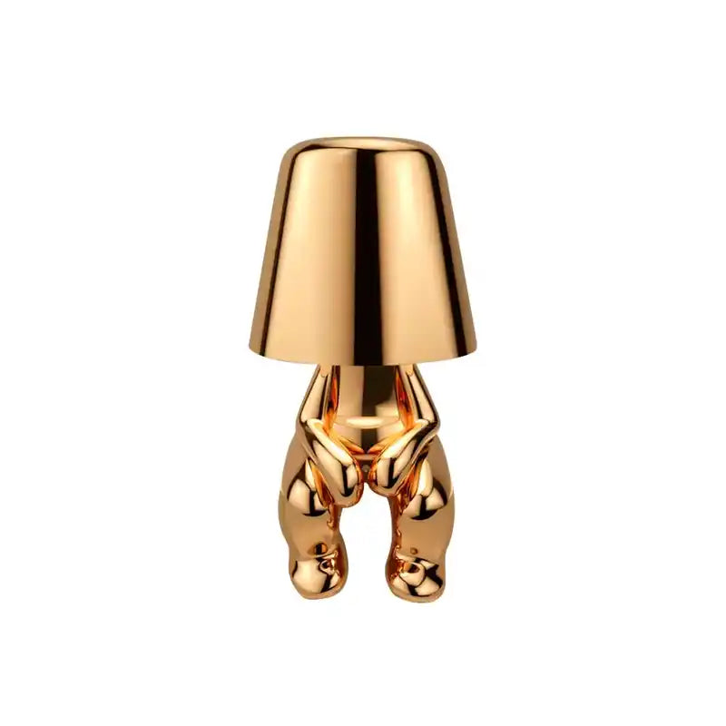 Golden Little Man Touch LED Table Lamp