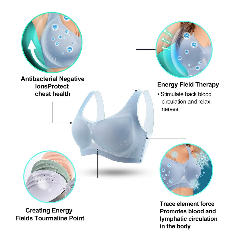 Ice Silk Ion Lymphvity Entgiftungs-BH | Formender und kraftvoller Lifting-BH
