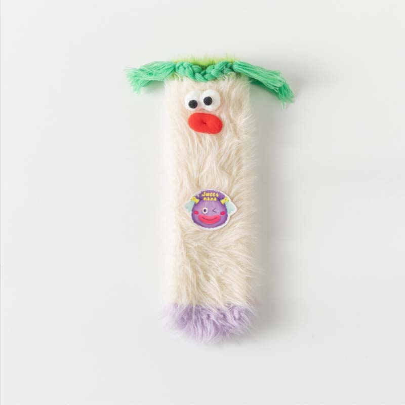 Dreidimensionale, skurrile Socken aus Korallensamt, süße, verrückte Cartoon-Socken 