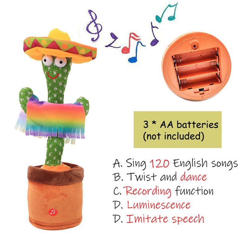 Dancing and Singing Cactus Toys