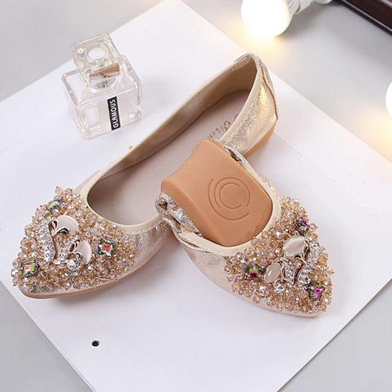 Rosanna Rhinestone Flats