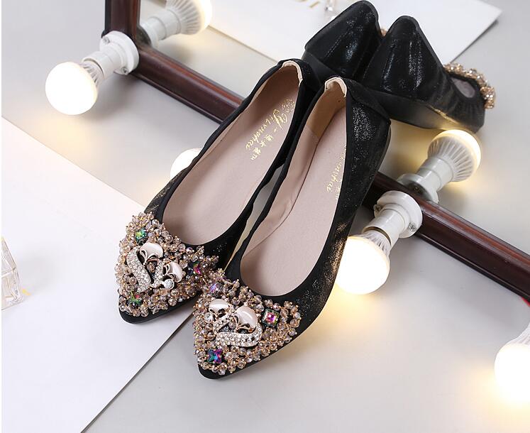 Rosanna Rhinestone Flats
