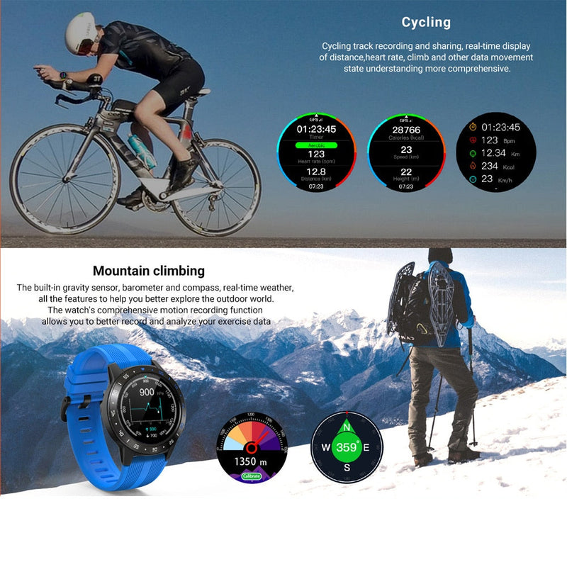 Blutdruckmessgerät GPS-Smartwatch | Fitness-GPS | Herzfrequenz-Tracker