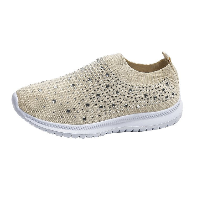 Anicia Crystal Atmungsaktive orthopädische Slip-On-Wanderschuhe