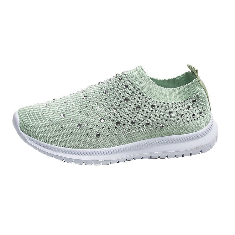 Anicia Crystal Atmungsaktive orthopädische Slip-On-Wanderschuhe