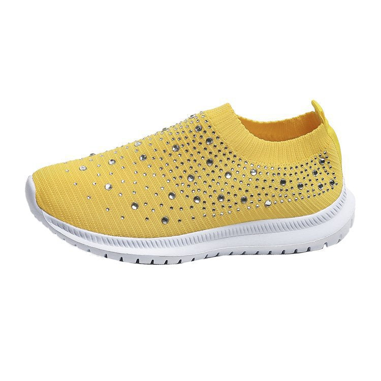 Anicia Crystal Atmungsaktive orthopädische Slip-On-Wanderschuhe