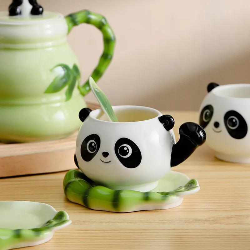 Cute Panda Teapot Set