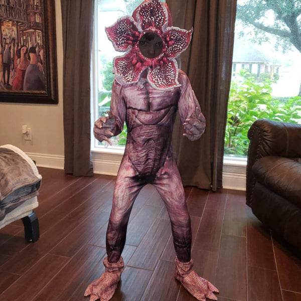 Demogorgon Kostüm Fremdes Monster Halloween Cosplay Outfit für Kinder