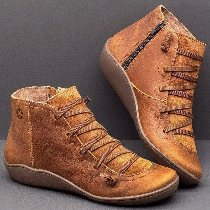 Neue Stiefel mit Fußgewölbeunterstützung 