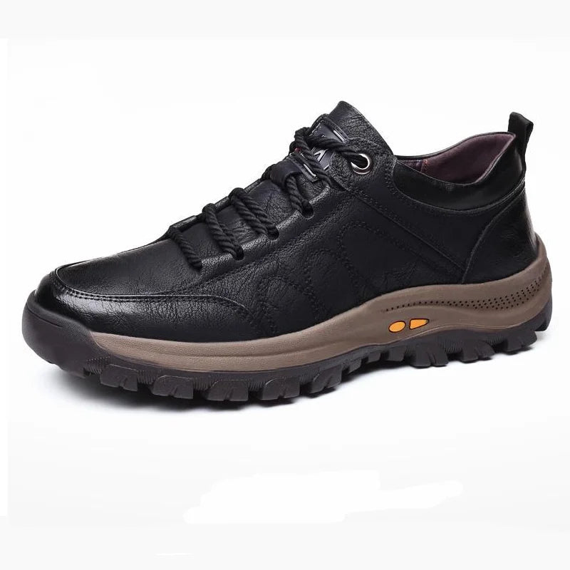 Lässige Herrenschuhe mit handgenähter Fußgewölbeunterstützung und rutschfester, atmungsaktiver Sohle