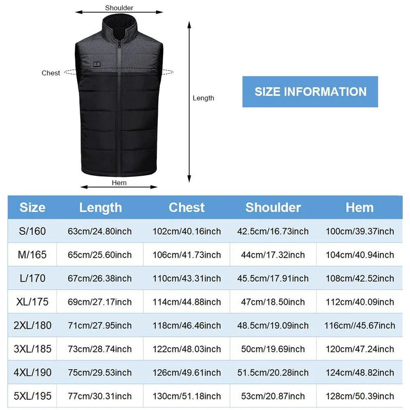Heizweste | Elektrisch beheizte Jacke