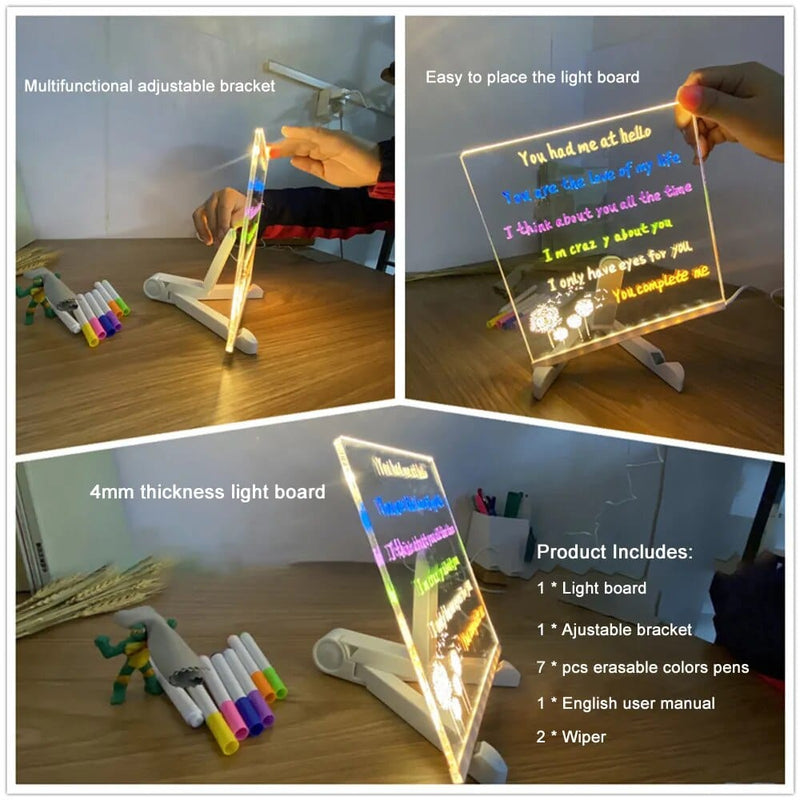 LED Colored Note Board