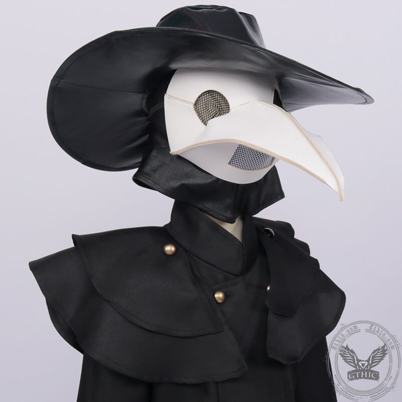 Mittelalterliches Pestarzt-Halloweenkostüm