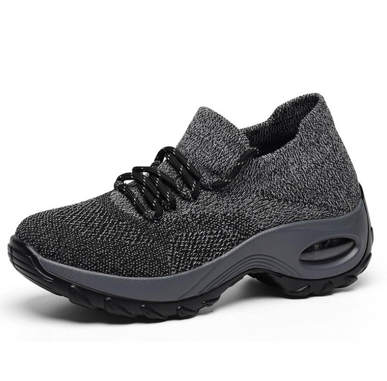 Genevieve Orthopädische Wanderschuhe Plateau-Sneaker für Damen