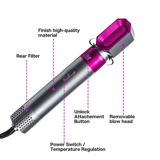 5-in-1-Multifunktions-Airwrap-Haarstyler aus Keramik