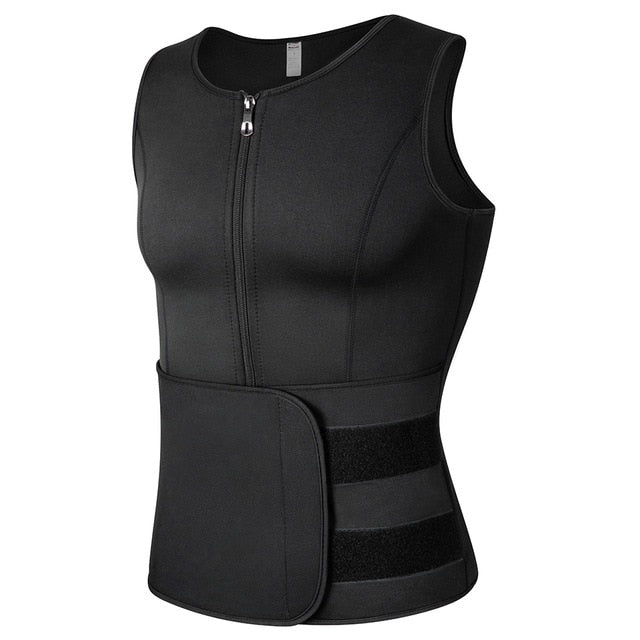 Vibiana Men's Body Shaper Waist Trainer Sauna Suit Sweat Vest