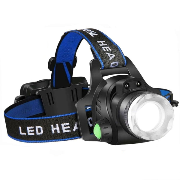 990000LM Rechargeable LED Headlamp Zoomable Tactical Headlight Flashlight