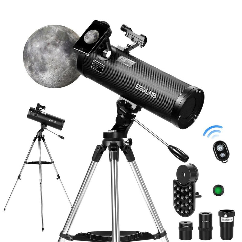 Premium astronomisches Reflektorteleskop mit Stahlstativ