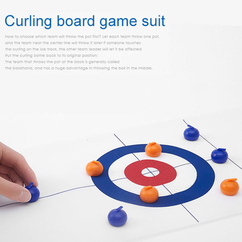 Educational Shuffleboard Tabletop Curling Game